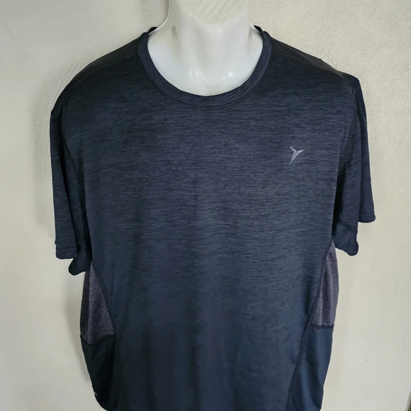 OLD NAVY ACTIVE Dark Grey Heather Short Sleeve T-Shirt Size Men's XXL - Picture 3 of 10